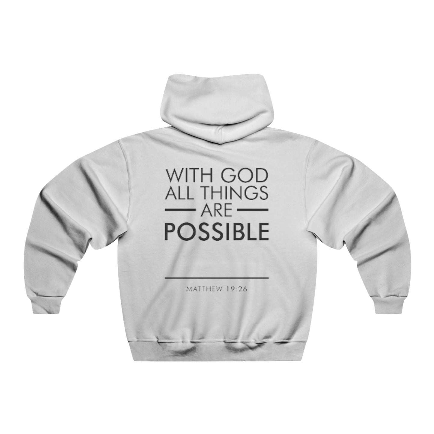 Unisex Christian hooded sweatshirt "Trust God"