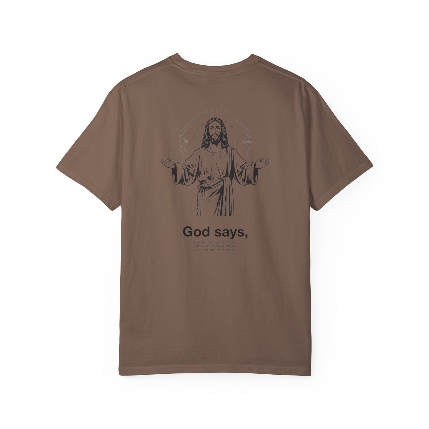 Unisex Garment-Dyed Christian Tee "God's Word"