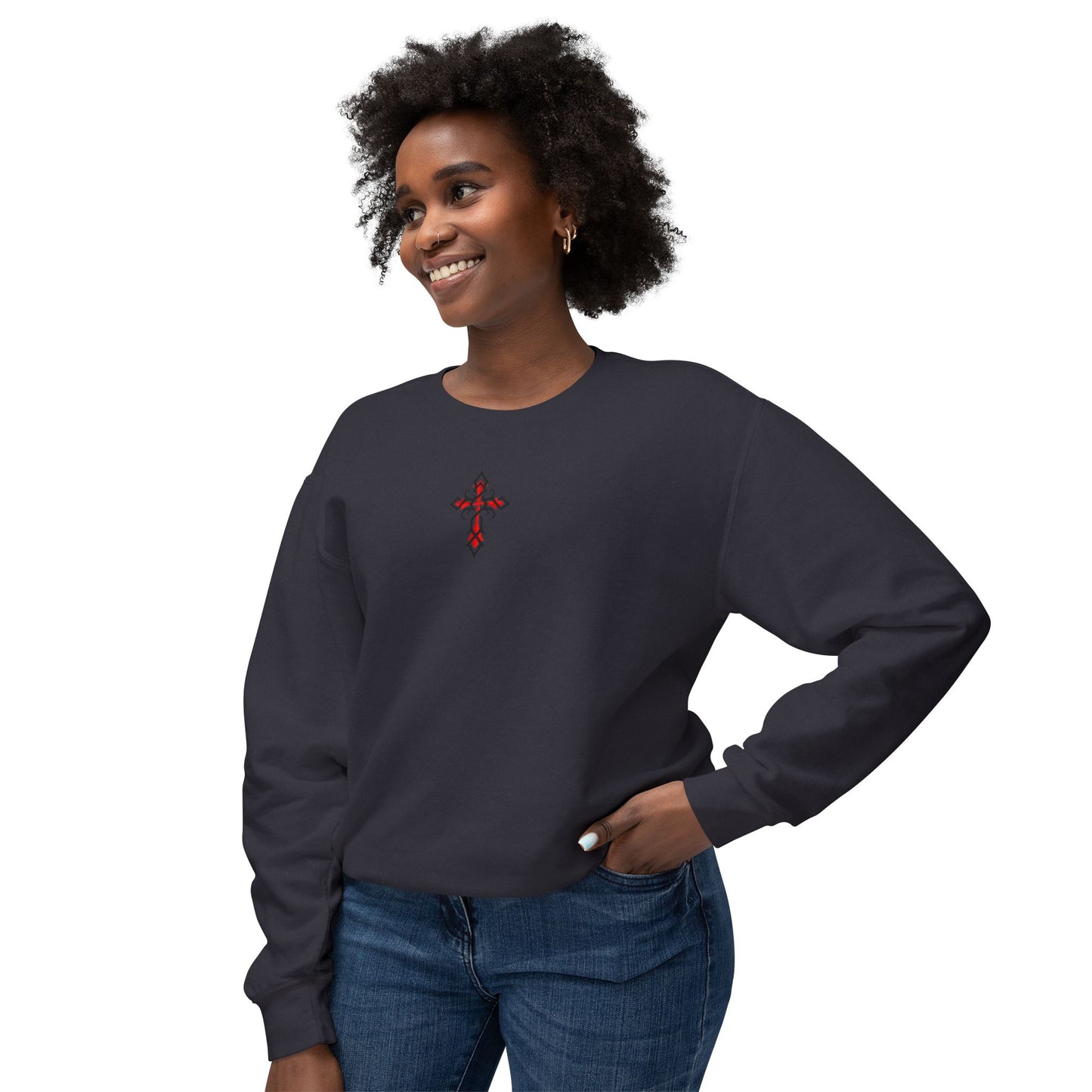 Christian Lightweight Crewneck "Guardian Angel"