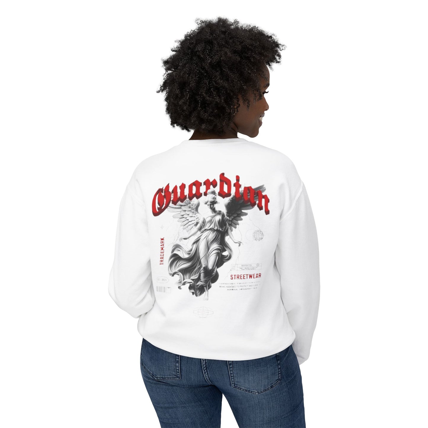 Christian Lightweight Crewneck "Guardian Angel"