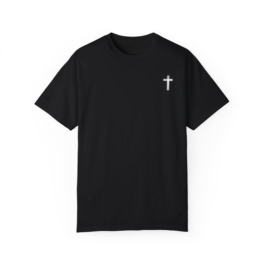 Unisex Garment-Dyed Christian Tee "Seek Kingdom Of God"