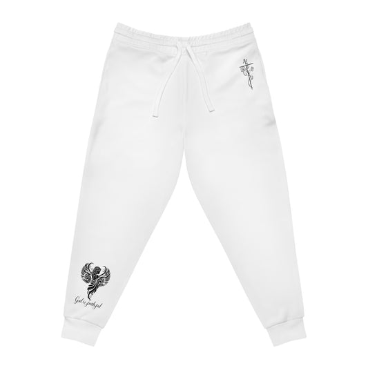 Women's Athletic Joggers "God Is Faithful"