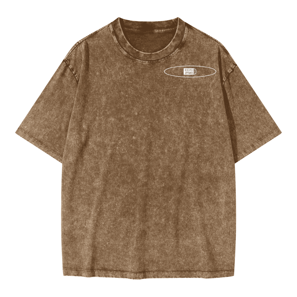 Unisex Oversized Snow Wash T-shirt