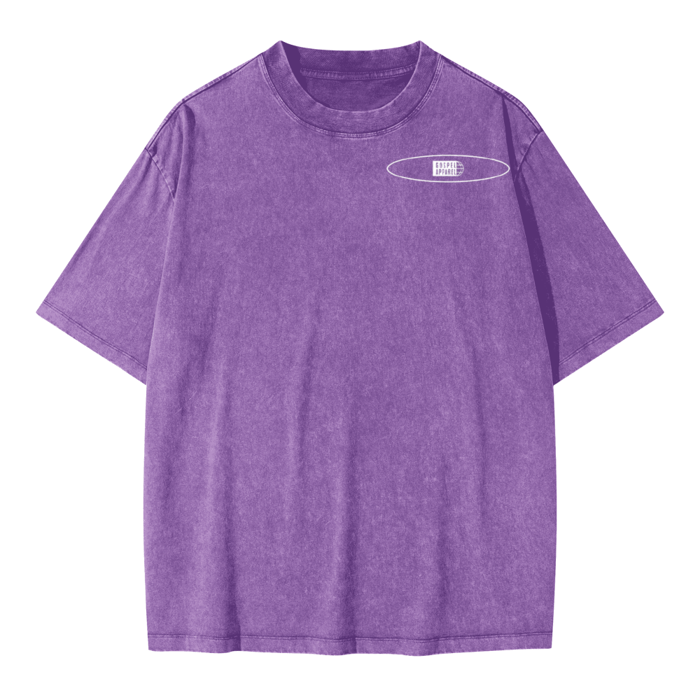 Unisex Oversized Snow Wash T-shirt