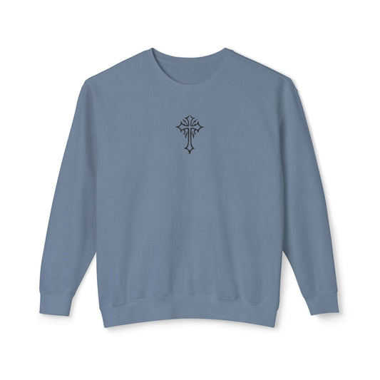 Christian Lightweight Crewneck Sweatshirt "Joshua 1:9"