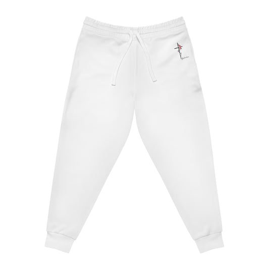 Women's Athletic Christian Joggers "Rose Cross Design"