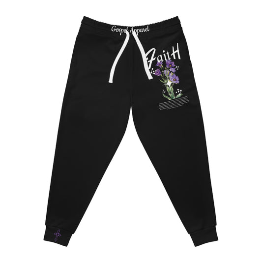 Unisex Perfect Fit Christian Joggers "Purple Faith Set"