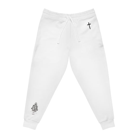 Men's Athletic Christian Joggers "Cross Design"