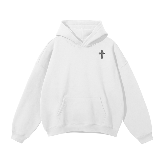 Streetwear Unisex Oversized Solid Color Fleece Hoodie